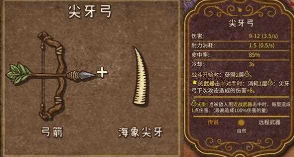 背包乱斗游侠合成表