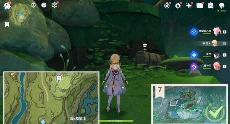 原神静态风景任务攻略